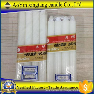 1.6*18 Low Price Pure Wax White Candle Supplier